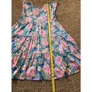 Lilly Pulitzer Kawai Flutter Sleeve V-Neck Dress Multi Spring in Your Step M thumbnail 6