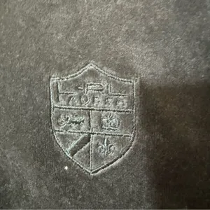 EUC Y2K Lauren‎ Active Ralph Lauren Green Velour Track Jacket Hoodie-L thumbnail 3