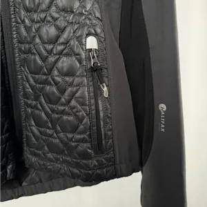 Halifax Traders Quilted Full Zip Hooded‎ Jacket in Black Size Extra Small thumbnail 2