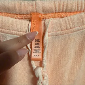 SKIMS Lounge SET French Terry Jogger Cuffed Zip Up Hoodie Orange- Size Large thumbnail 11