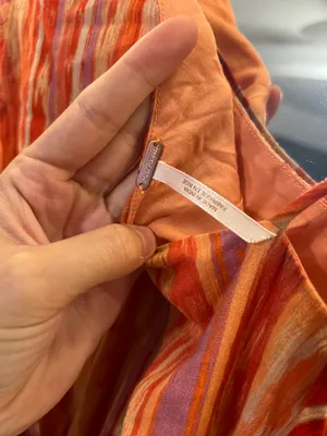 Free People Orange Ruffle Party Dress thumbnail 9