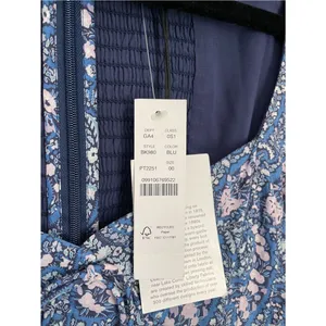 New J. Crew x Liberty Sweetheart Long Sleeve Mini Dress Bourton Bloom Size 00 thumbnail 5