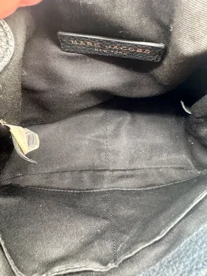 Marc Jacobs Empire City Mini Messenger Black Pebbled Leather Crossbody Bag thumbnail 9