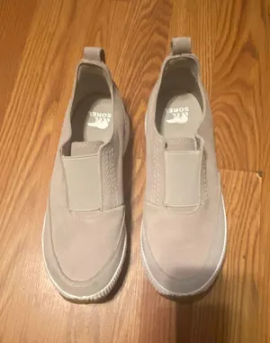 Sorel : out n about tan slip on women's shoes soft taupe size 7 thumbnail 1