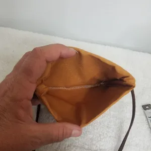 Genuine Leather mini crossbody Brown thumbnail 3