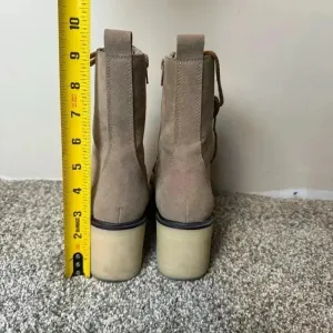 Mi.iM Jamie Latte Faux Suede Lace Up Heeled Combat Boots Casual Boho Dress Up‎ thumbnail 8