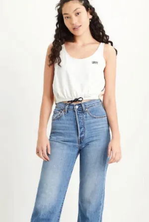 Levis Ribcage Straight Ankle Jeans thumbnail 1