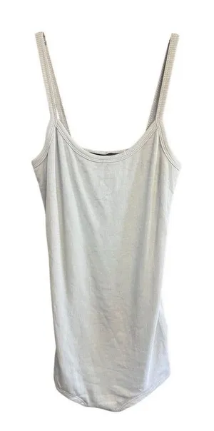 Naked Wardrobe Beige Ribbed Bodysuit Sz S NWT thumbnail 1