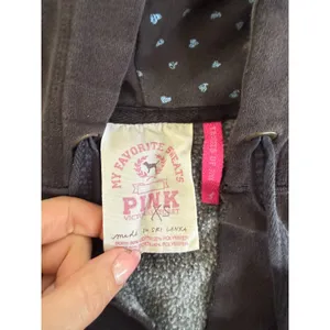 XS Vintage victoria's secret PINK black sweatshirt thumbnail 3