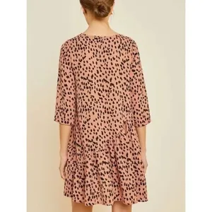Womens Hayden Los Angeles Andy Asymmetrical Animal Print Swig Dress - Sz S thumbnail 3