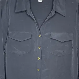 Motherhood Maternity Shirt Dress‎ Black thumbnail 4