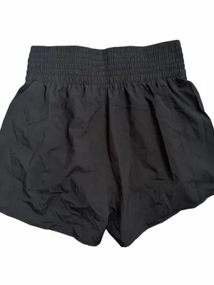 Women's Black Performance Running Shorts thumbnail 2