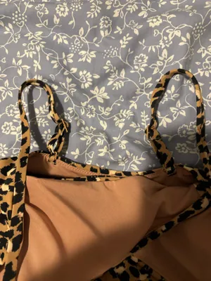 Aerie Leopard print one piece swimsuit - size medium thumbnail 3