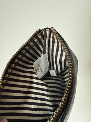 kate spade black pebbled leather wristlet clutch thumbnail 2