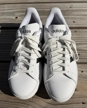 Adidas Classic White and Black Sneakers thumbnail 1
