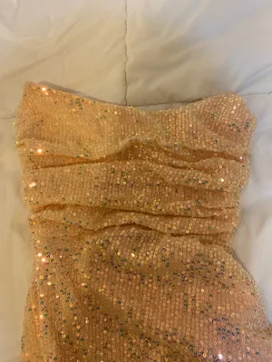 Lucy in the Sky Iridescent Sequin Corset Dress thumbnail 3