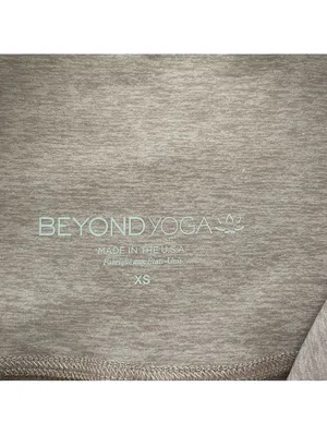 Beyond Yoga Spacedye High Waisted 7" Biker Short Chai Athleisure Sporty Outdoor thumbnail 4
