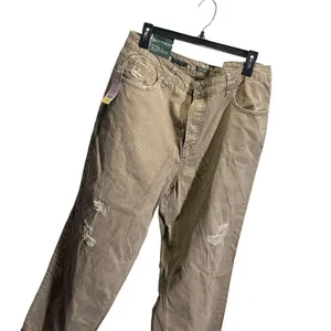 Wild Fable High-Rise Straight Jeans 17 Light Brown Distressed‎ thumbnail 2