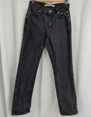 Vintage Ladies' Harley-Davidson Black Jeans Size 6 thumbnail 1