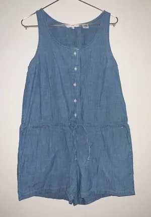 Levi's Light Blue Denim Romper women’s small‎ thumbnail 1