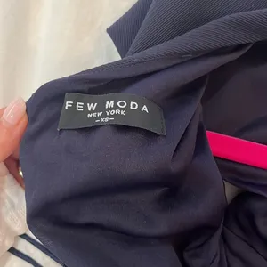 Few Moda | Sexy Asymmetric Mini Dress XS Navy Blue thumbnail 7