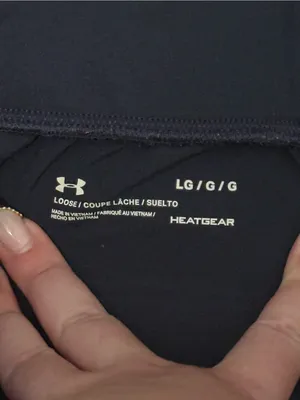 Manchester valley high school Under Armour navy blue field hockey shorts Size L thumbnail 3