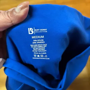 🥰SOLD🥰Buffbunny Blue Cross Front Yoga Running Gym Outdoor Activewear Leggings M thumbnail 5
