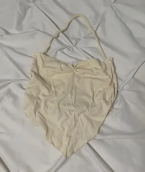 white open back tank top thumbnail 1