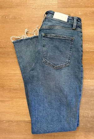 Pistola Women’s High Rise Distressed Cropped Jeans thumbnail 1