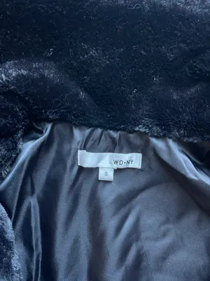WD.NY Faux Fur Bolero Jacket Size S thumbnail 2
