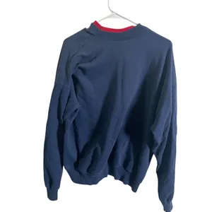 TGIF Grandma Sweatshirt Navy X-Large M&E Energy Cotton Blend‎ Vintage 1990s thumbnail 4