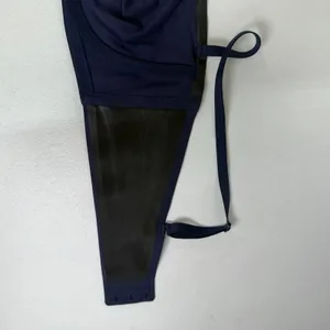 Aerie 36B Smoothez Bandeau Bra Navy Blue Wireless Removable Straps Seamless thumbnail 10