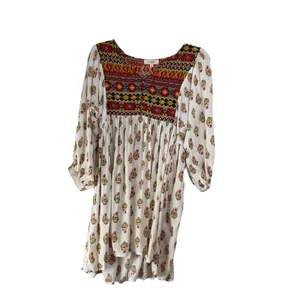 Umgee boho tribal stripe Fall Festival over sized Boho dress size‎ S thumbnail 3