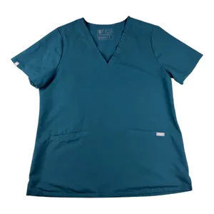 Figs Casma Three Pocket Scrub Top Hunter Green Women’s Size L Large thumbnail 1