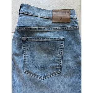 True Religion Jeans‎ Womens Sz 32 Cameron Slim Boyfriend Blue Embroidered Y2K thumbnail 7