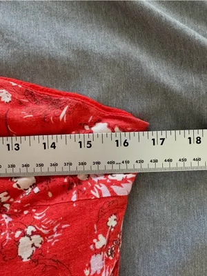 Free People All Mine One Shoulder Floral Mini Dress Red Size Small thumbnail 7