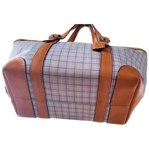 Coach - Plaid Tote Bag with Tan Accents & Hangtag thumbnail 15