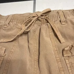 Aerie Women's Cargo Jogger Pants Size Small Tan Beige Casual Drawstring thumbnail 3