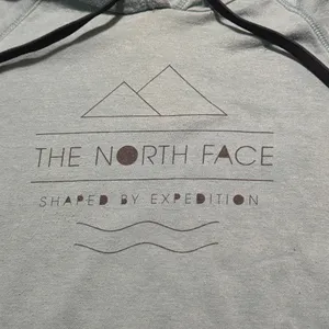 The North Face Womens Blue Shaped By Expedition Graphic Pullover Hoodie Large thumbnail 4