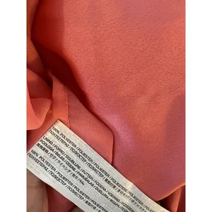 MNG By Mango Dress Women's Coral Halter Sleeveless Satin Lined Size 4 NEW thumbnail 4