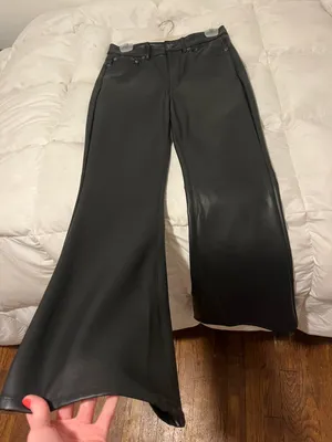 Flare Leather Pants thumbnail 2