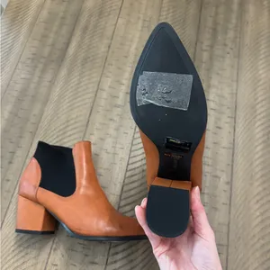 BAMBOO Brown Ankle Booties thumbnail 7