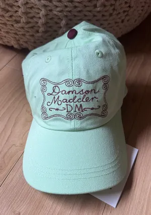 Damson Madder Mint Green Logo Baseball Cap thumbnail 1