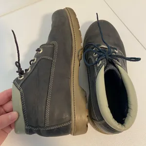 Timberland women’s Nellie double‎ navy Nubuck leather medium boots waterproof 7 thumbnail 4