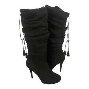 Thalia Sodi Brisa Knee High Slouchy Tassel Boots Size 9 thumbnail 2