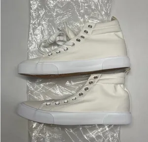 Classic White Canvas High Tops women’s size 8 thumbnail 1