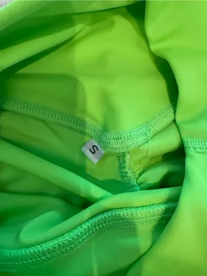 Neon Green Seamless Glute Defining Leggings thumbnail 3