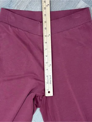 Express Jersey Knit Wide Leg Pants Rose Pink Small High Waist Lounge Athleisure thumbnail 9