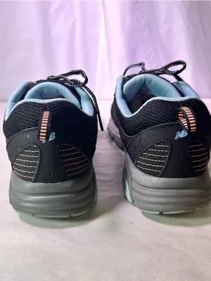 New Balance Black Sneakers with Light Blue Accents thumbnail 6