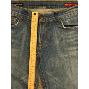 Citizens of Humanity Kelly 001 Low Rise Bootcut Jeans Blue Size‎ 29 USA Y2K Crop thumbnail 8
